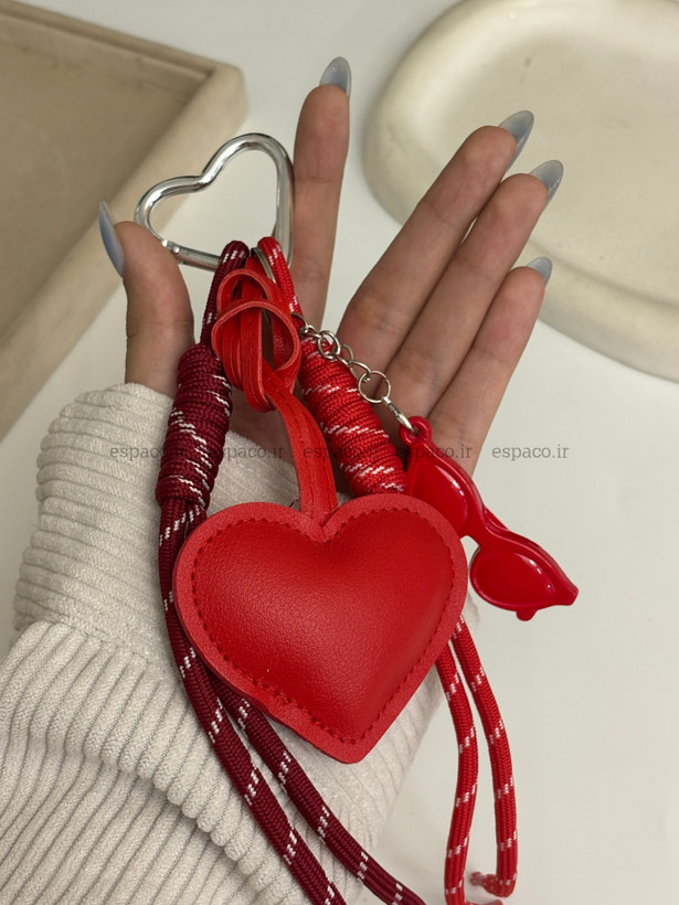 چارم بگ قلب چرمی کد A100۶